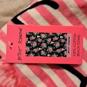 Betsey Johnson Beach Towel
